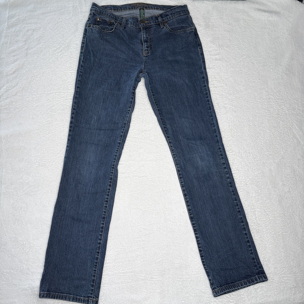 Lauren Jeans Co Premium Ralph Lauren Jeans Womens 6 Classic Straight Blue Denim